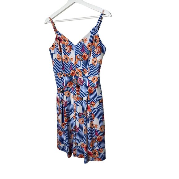 Anna Grace Dress Womens Medium Mini Sundress Floral Boho Cottage Summer Casual - Picture 4 of 12